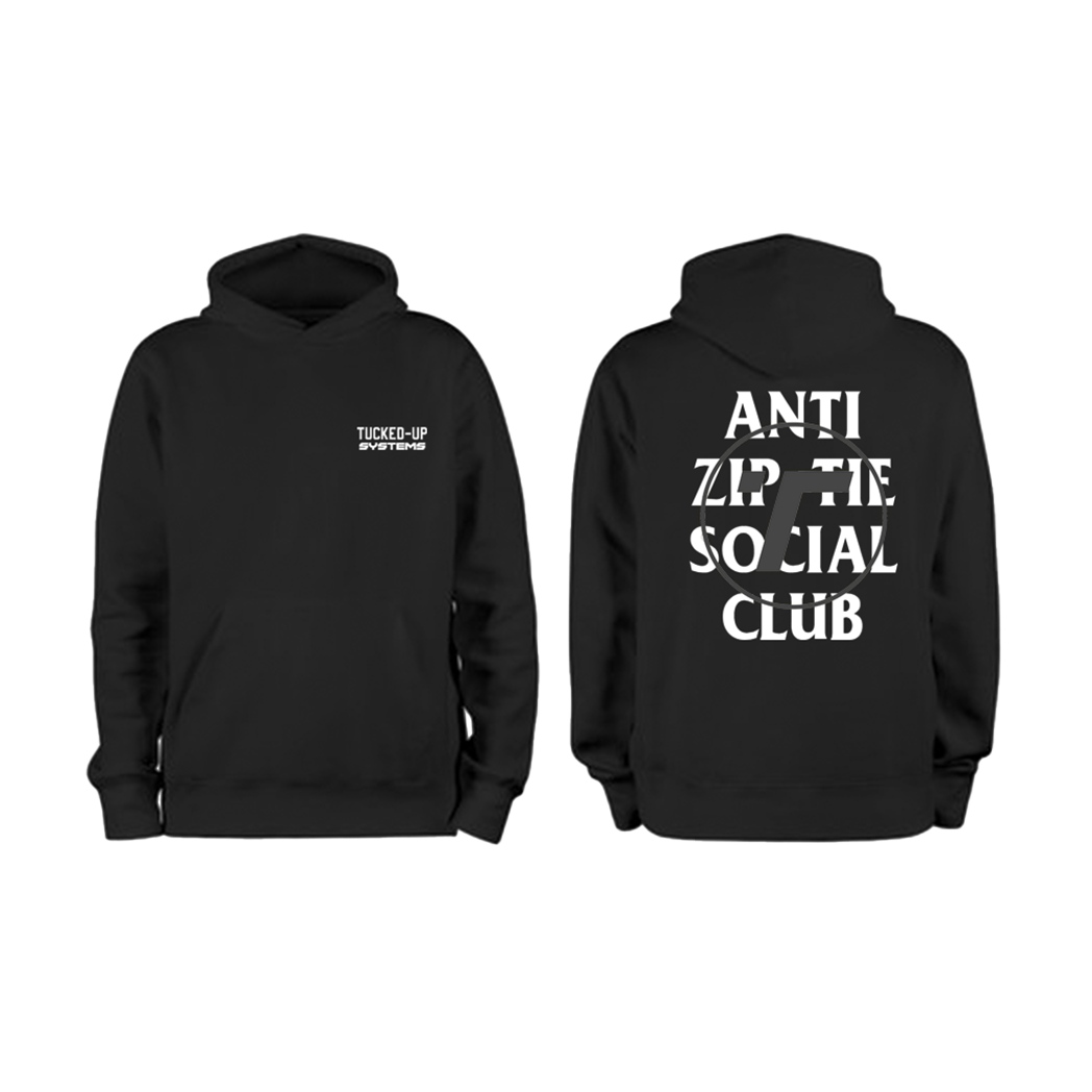 ANTI ZIP-TIE SOCIAL CLUB HOODIE